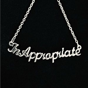 Sterling Silver .925  Nameplate Necklace